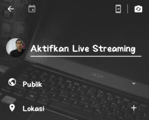 aktifkan live streaming Youtube